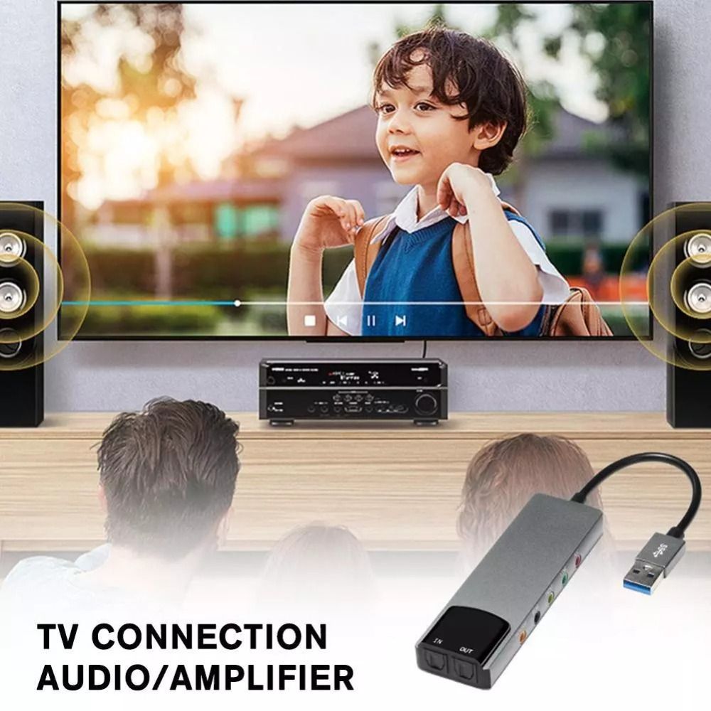 Pc Gaming Game - Nueva tarjeta de sonido USB 7,1,