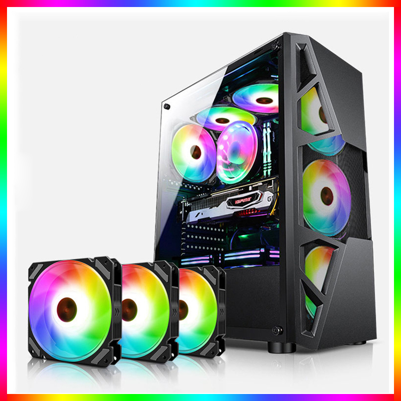 Pc Gaming Desk - Ventilador de caja ARGB de 120