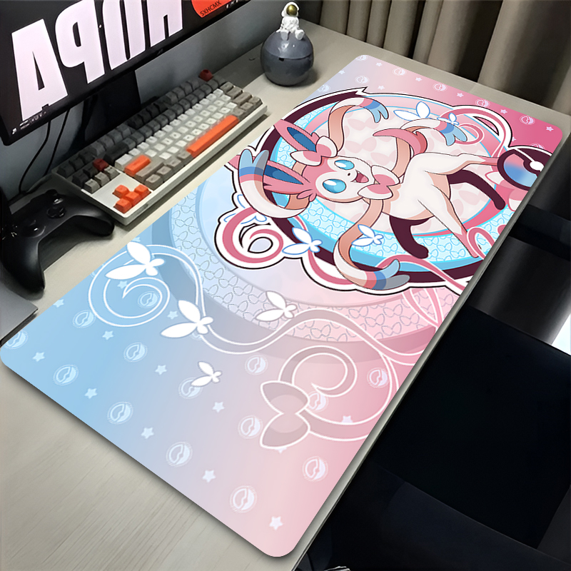 Pc Gaming Keyboard And Mouse - Alfombrilla de ratón grande rosa, bonita,