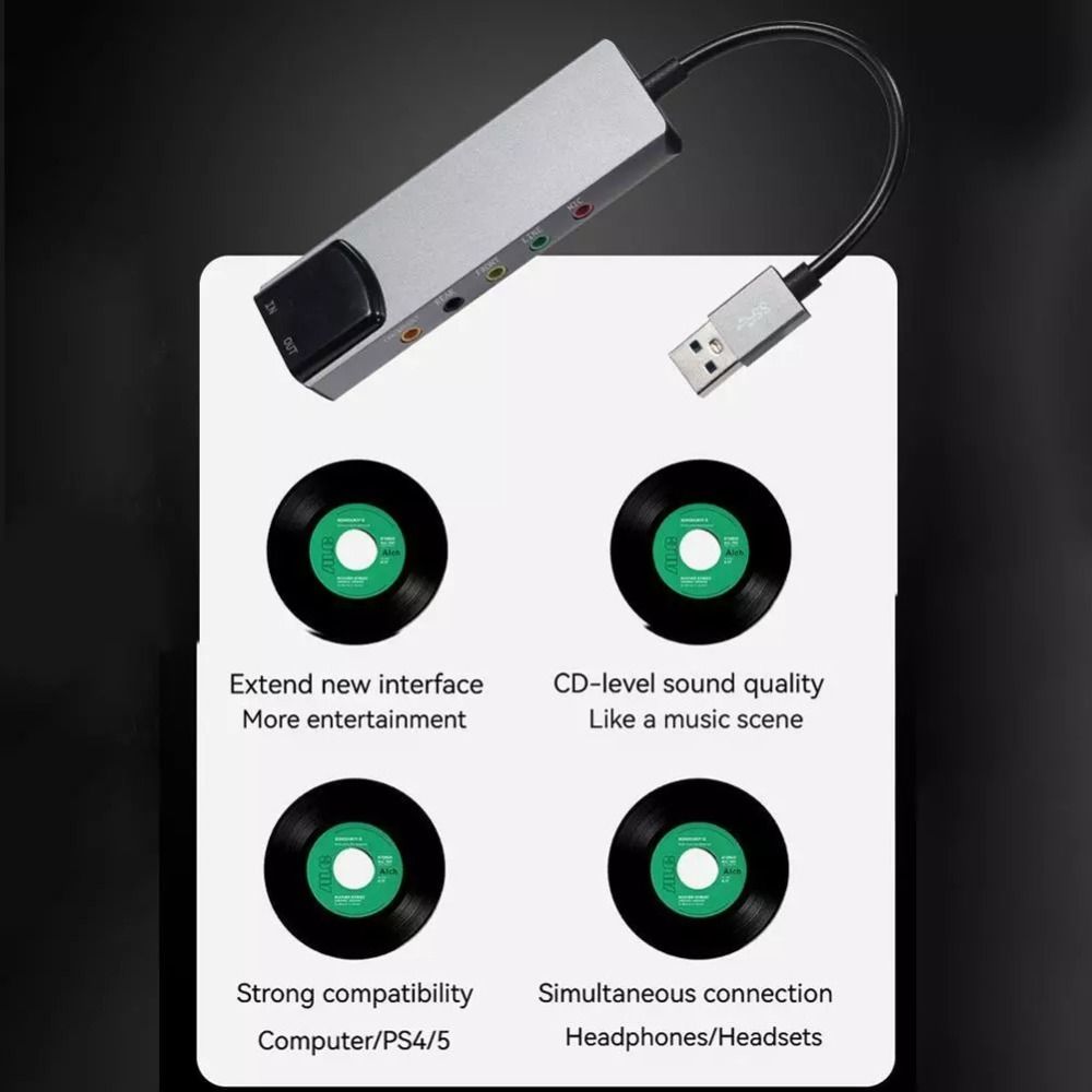 Nueva tarjeta de sonido USB 7, - Pc Gaming Game reseña y precio