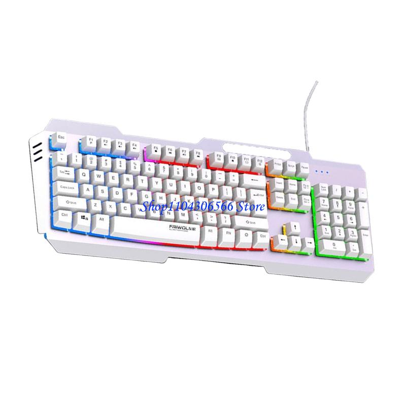 Teclado con cable metal 02DD D - Anti-Ghosting Keyboard reseña y precio