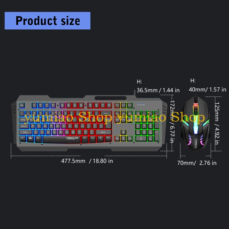 Teclado con cable con retroilu - Anti-Ghosting Keyboard reseña y precio