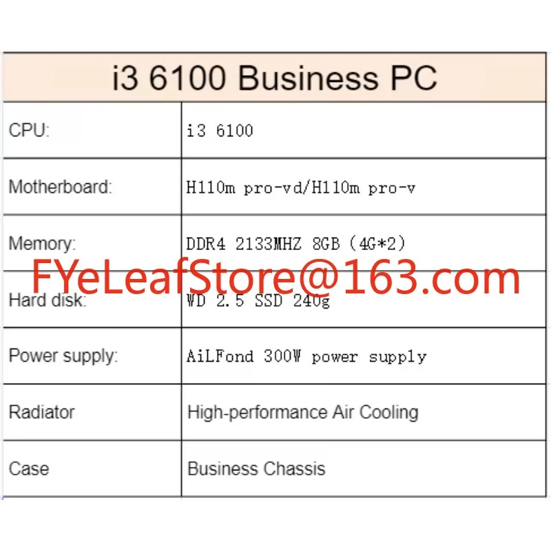 I3 6100 PC para juegos complet - Pc Gaming All In One reseña y precio