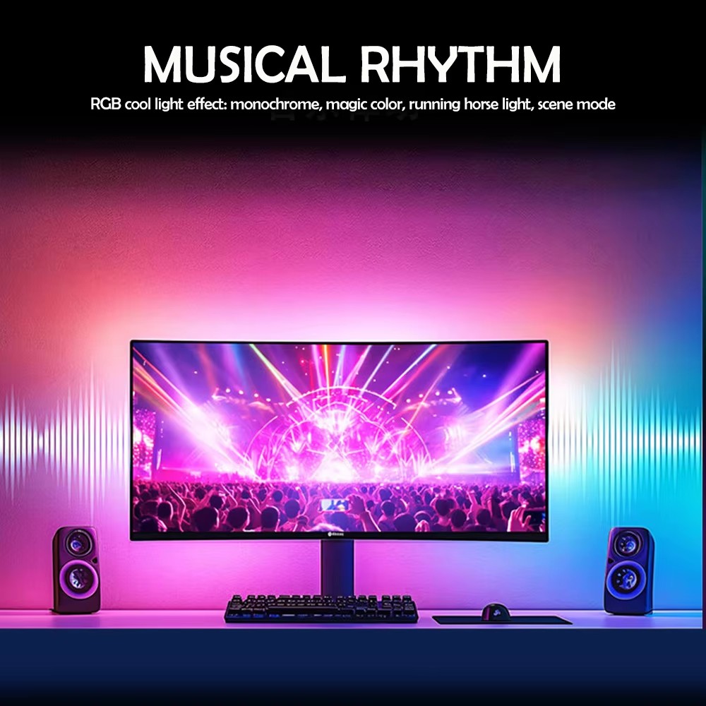 Tira de Luces RGB para Juegos, - Pc Gaming Game reseña y precio