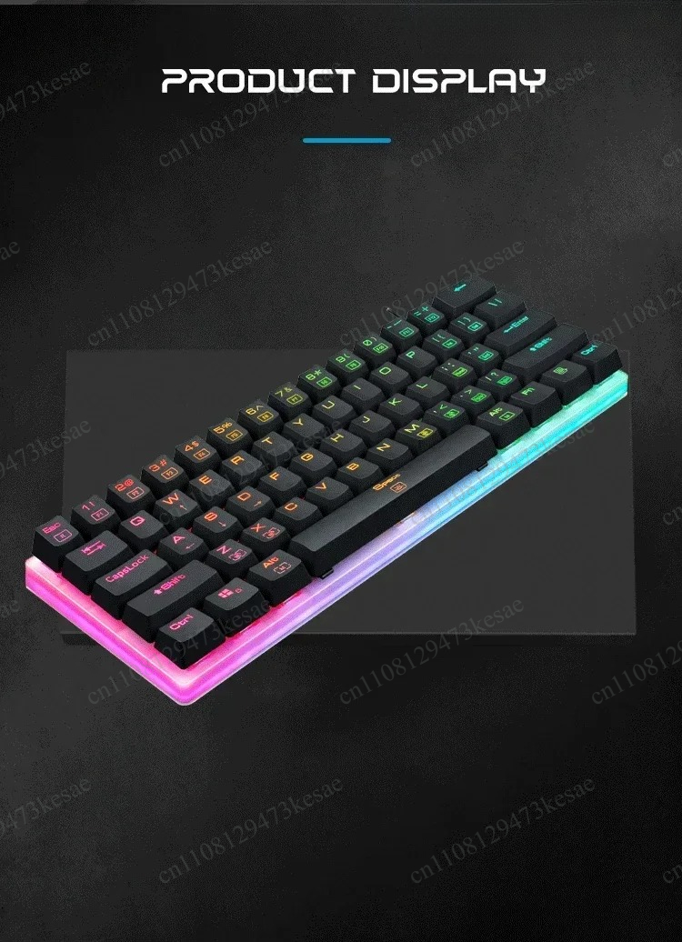 Teclado Mecánico para Juegos K - Anti-Ghosting Keyboard reseña y precio