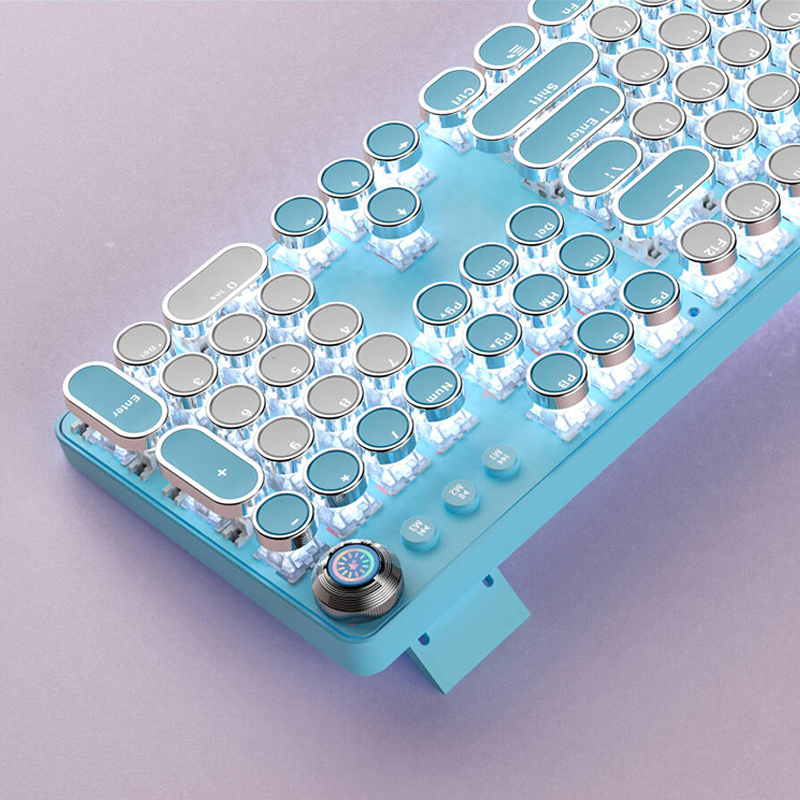 Teclado mecánico de tamaño com - Anti-Ghosting Keyboard reseña y precio