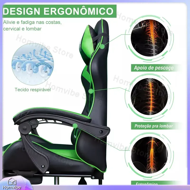 Silla de Juego Ergonómica de R - Pc Gaming Desk reseña y precio
