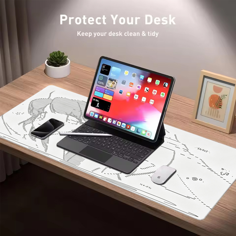 Alfombrilla de Ratón de Cuero  - Gaming Desk Mat reseña y precio