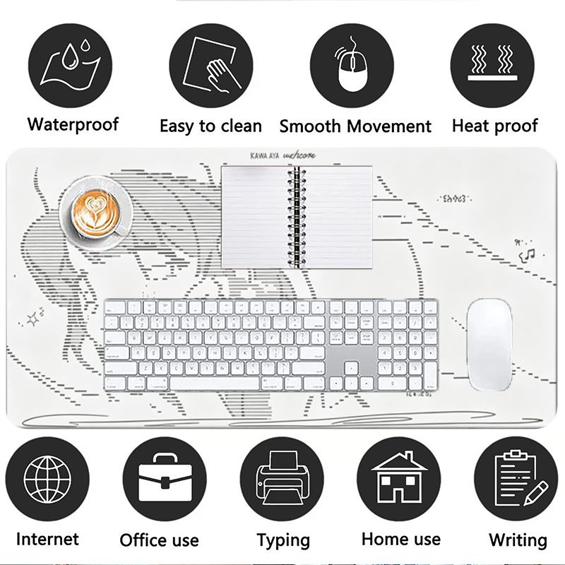 Alfombrilla de Ratón de Cuero  - Gaming Desk Mat reseña y precio